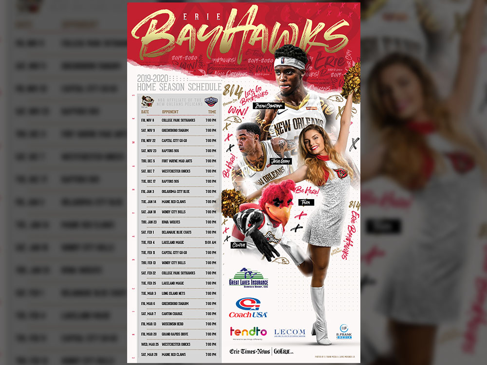 2019 Schedule Poster