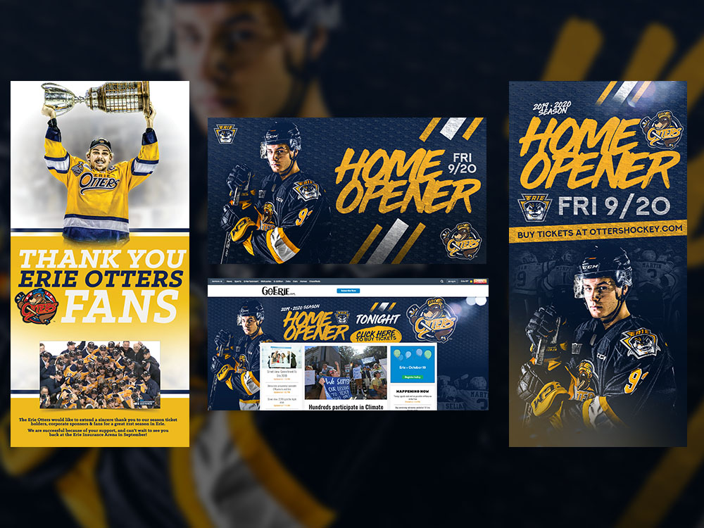 Erie Otters Ads