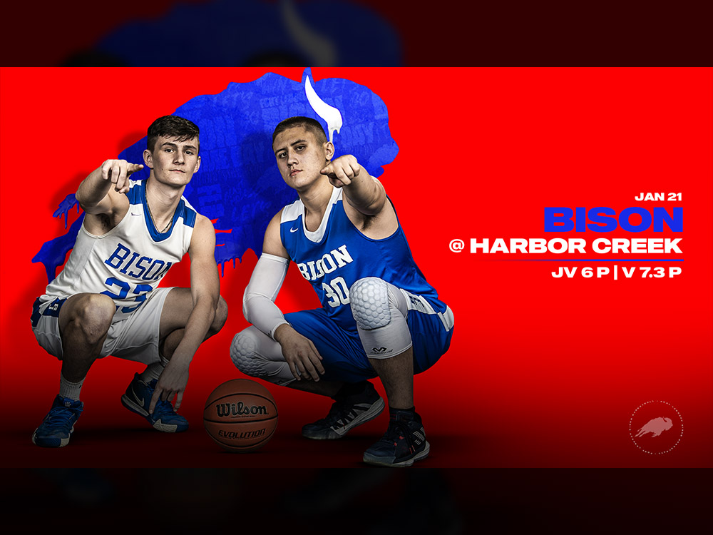 2021 Boys Basketball gameday graphic